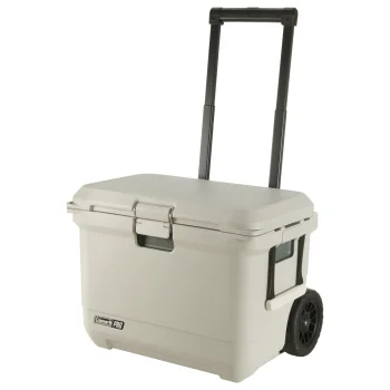 Термоконтейнер на колесах Coleman Pro 55QT, 52 л, Белый