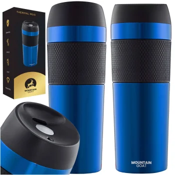 Mountain Goat TRAVEL Thermal Mug 450 ml, Blue