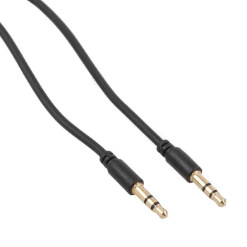 Аудиокабель Maclean MCTV-815 Jack 3.5 мм - Jack 3.5 мм, 1.5м, черный