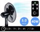 Carruzzo Floor Standing Fan with Remote Control - 40W, Black