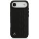 Чехол Mercedes Leather Laurel Leaves MagSafe для iPhone Air - Черный