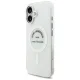 Чехол Karl Lagerfeld IML Karl RSG Logo MagSafe для iPhone 17 — прозрачный