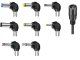 Universāls regulējams barošanas bloks 3V-12V ar 6 uzgaļiem un USB