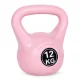 Kettlebell hantele 12 kg ModernHome spēka treniņiem, rozā