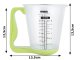 Digitālie virtuves svari mērtrauks ar LCD displeju 1 kg, zaļi