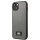 Чехол Karl Lagerfeld Saffiano Plaque для iPhone 13 mini, серебристый