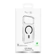 Чехол Puro для iPhone 17 Pro Lite Mag, прозрачный с черным кольцом