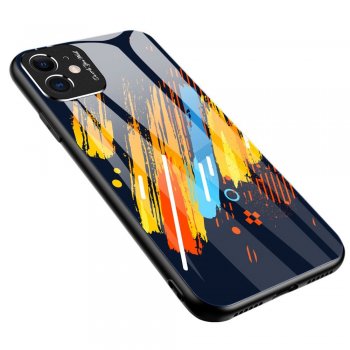 Huawei P30 lite 2019 (MAR-L01A, L21A, LX1A) Color Glass Case Durable Cover Case | Telefona Maciņš Vāciņš Apvalks Bampers
