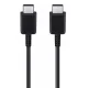 Samsung EP-DA905BBE USB-C uz USB-C kabelis 3A 1m, melns (Bulk)