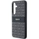 Чехол DKNY для Samsung Galaxy S24+ Mono Stripe & Metal Logo, черный