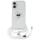 Karl Lagerfeld iPhone 16 vāciņš IML Choupette Head & Cord MagSafe, caurspīdīgs