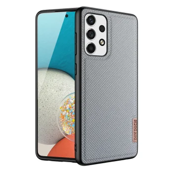 Dux Ducis Fino vāciņš Samsung Galaxy A73 ar neilona apdari, zils