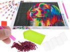 Diamond Mosaic Embroidery Kit Painting 5D Dog 40x30 cm