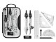 9-Piece Precision Geometry Set for School Math and Drafting, Black