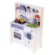 Ecotoys TL403005 koka spēļu virtuve bērniem ar LED un skaņu (PRECE AR DEFEKTU)