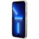 Guess iPhone 14 vāciņš IML Golden Marble MagSafe, melns