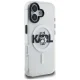 Чехол Karl Lagerfeld для iPhone 17 IML Choupette Sketch Logo MagSafe, прозрачный