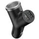 Baseus Y Type Car Charger with 2x USB and Extended Cigarette Lighter Port 3.4A, Black | Автомобильное...