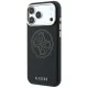 Guess Perforated 4G Gold Logo MagSafe vāciņš iPhone 17 Pro / 18 Pro, melns