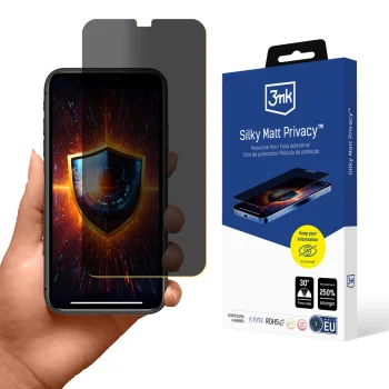 3mk Silky Matt Privacy aizsargplēve Apple iPhone 11