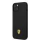 Ferrari Silicone Metal Logo MagSafe vāciņš iPhone 14 6.1\" Black