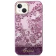 Guess vāciņš iPhone 14 Plus Porcelain Collection fuksijas krāsā