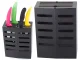 Wall-Mounted Knife Stand and Organizer, Black