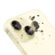 3Mk Lens Protection Pro Camera Glass for Apple iPhone 15, Yellow
