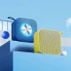 Bezvadu skaļrunis Remax Cooplay Series RB-M2, tumši zils
