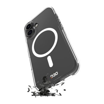 Puro iPhone 17 Case Impact Clear D3O MagSafe, Transparent