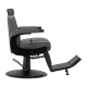 Bārddziņa krēsls Hair System BM88066B, pelēks ar melnu pamatni