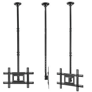 Maclean MC-803 griestu TV stiprinājums 23-100" līdz 50 kg, VESA 600x400, melns