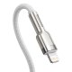 USB-C uz Lightning kabelis Baseus Cafule 20W 2m Balts
