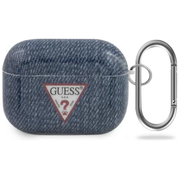 Guess AirPods Pro maciņš Jeans Collection, tumši zils