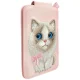 Магнитный кошелек Nimmy New Big-Eye Cute Pets 2.0 Cat с подставкой, Розовый