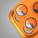 Etteri kameras aizsargstikls priekš iPhone 17 Pro, oranžs