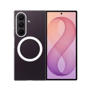 Samsung Clear Magnet vāciņš priekš Galaxy Z Fold 8 Ultra + 2 plēves, caurspīdīgs