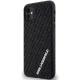 Karl Lagerfeld iPhone 11 / XR vāciņš 3D Rubber Multi Logo, melns