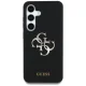 Guess Silicone Big 4G Logo Bottom Script vāciņš Samsung Galaxy S25, melns