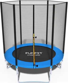 Садовый Батут FUNFIT с Защитной Сеткой и Лестницей, 183 см