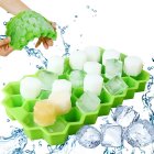 Silicone Honeycomb Ice Cube Tray for 37 Hexagon Cubes