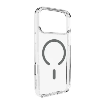 Puro iPhone 17 Pro vāciņš Lite Mag MagSafe, caurspīdīgs ar pelēku gredzenu