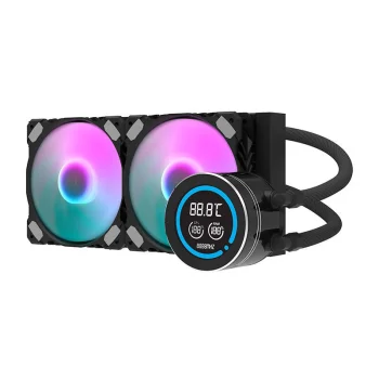 Darkflash DN-D240 šķidruma dzesēšanas sistēma procesoram, melna