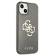 Guess iPhone 13 mini vāciņš Glitter 4G Big Logo, melns