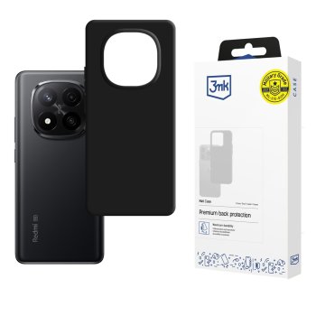 3mk Matt Case Pro vāciņš Xiaomi Redmi Note 14 Pro+, matēti melns