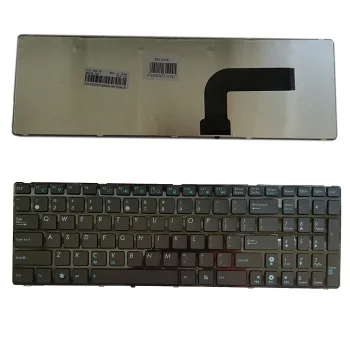 Asus K52, K53, X52, X54 sērijas klaviatūra portatīvajam datoram, melna