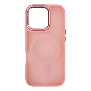 Magnetic Collection MagSafe iPhone 16 Pro Max vāciņš - rozā | Case Pink