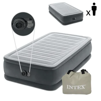 Intex piepūšamais matracis ar iebūvētu elektrisko sūkni, 191x99x46 cm