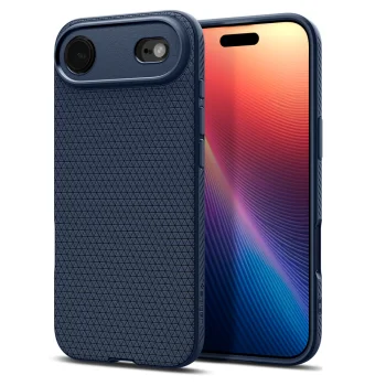 Spigen iPhone 17 / 17 Air vāciņš Liquid Air, tumši zils