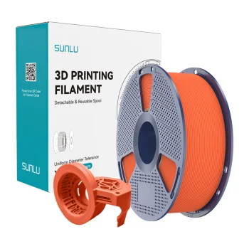 3D kvēldiegs Sunlu High-Speed Matte PETG, oranžs (PETG H-S M O)